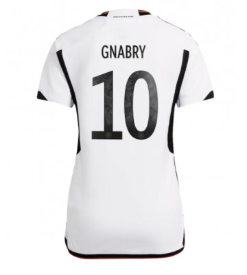 Lacne Ženy Futbalové dres Nemecko Serge Gnabry #10 MS 2022 Krátky Rukáv - Domáci